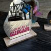 مرآة "u look like a cupcake" مع فراشة